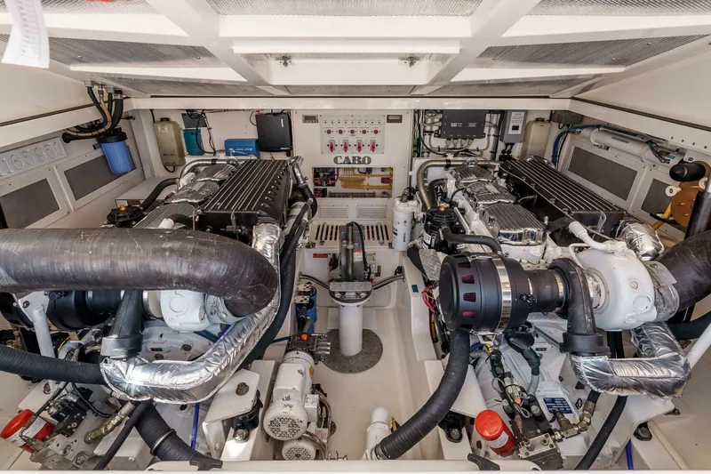 Slide: The Image of 20045 40' Cabo Express - El Patron Engine Room - 6009509