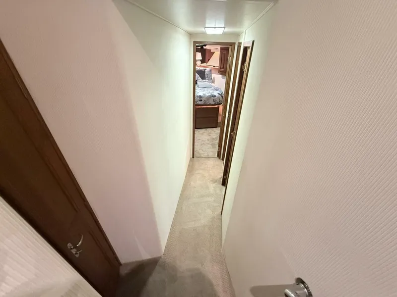 Slide: The Image of Viking 50 REEL LEGACY - Cabin Hallway 1992 Viking 50 Convertible - REEL LEGACY  - 5983343