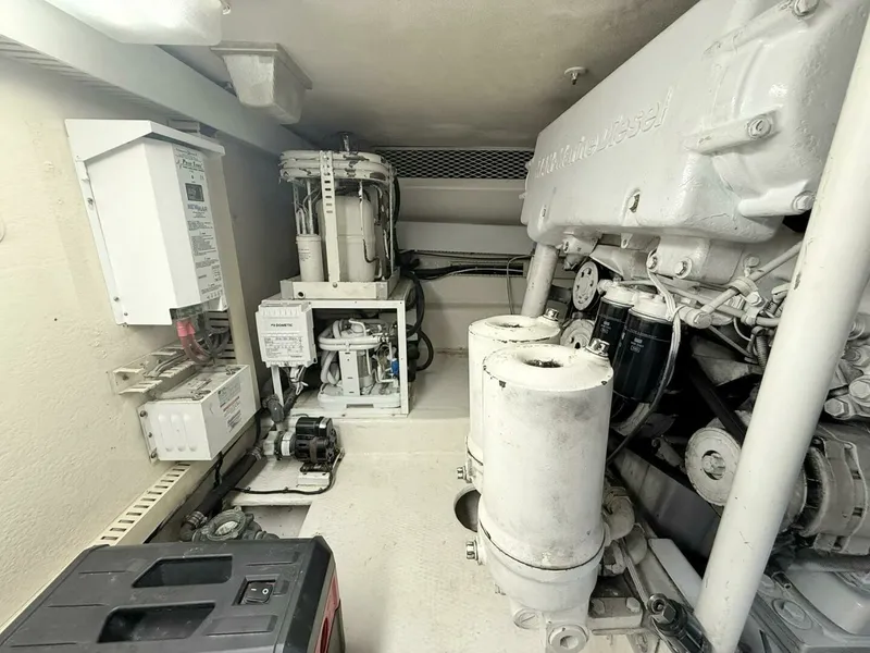 Slide: The Image of Viking 50 REEL LEGACY - Engine Room 1992 Viking 50 Convertible - REEL LEGACY - 7678383