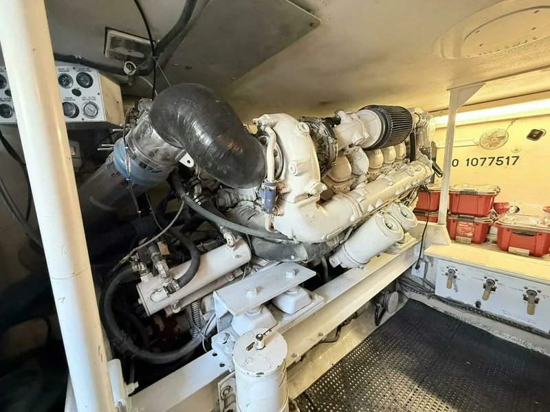 Slide: The Image of Viking 50 REEL LEGACY - Engine Room 1992 Viking 50 Convertible - REEL LEGACY - 7678380
