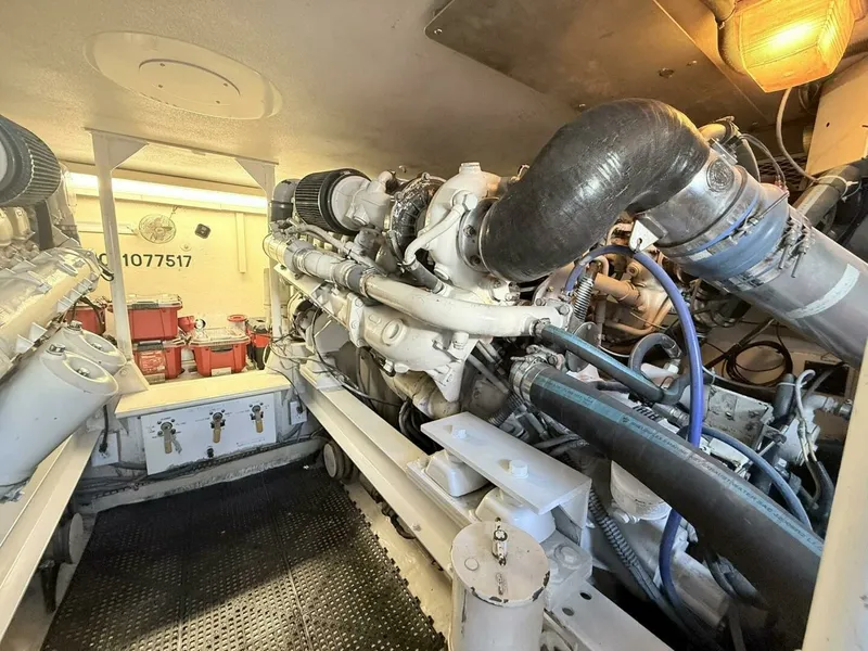 Slide: The Image of Viking 50 REEL LEGACY - Engine Room 1992 Viking 50 Convertible - REEL LEGACY - 7678381