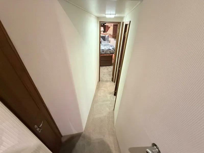 Slide: The Image of Viking 50 REEL LEGACY - Cabin Hallway 1992 Viking 50 Convertible - REEL LEGACY - 7678375