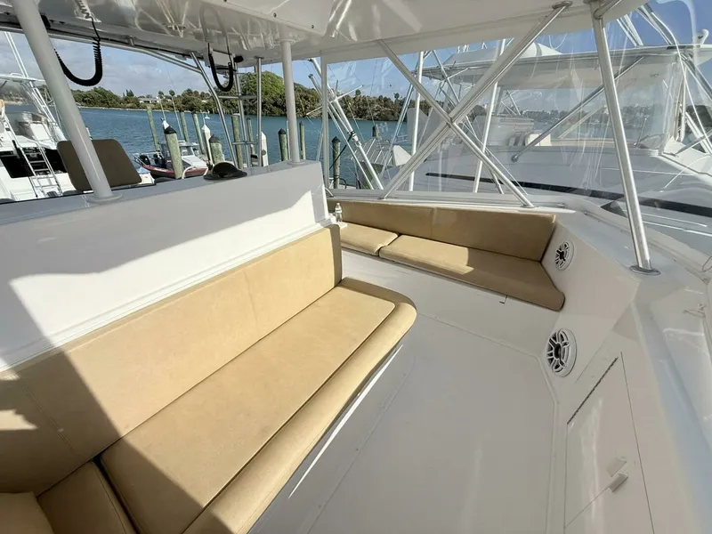 Slide: The Image of Viking 50 REEL LEGACY - Flybridge Seating 1992 Viking 50 Convertible - REEL LEGACY - 7678365