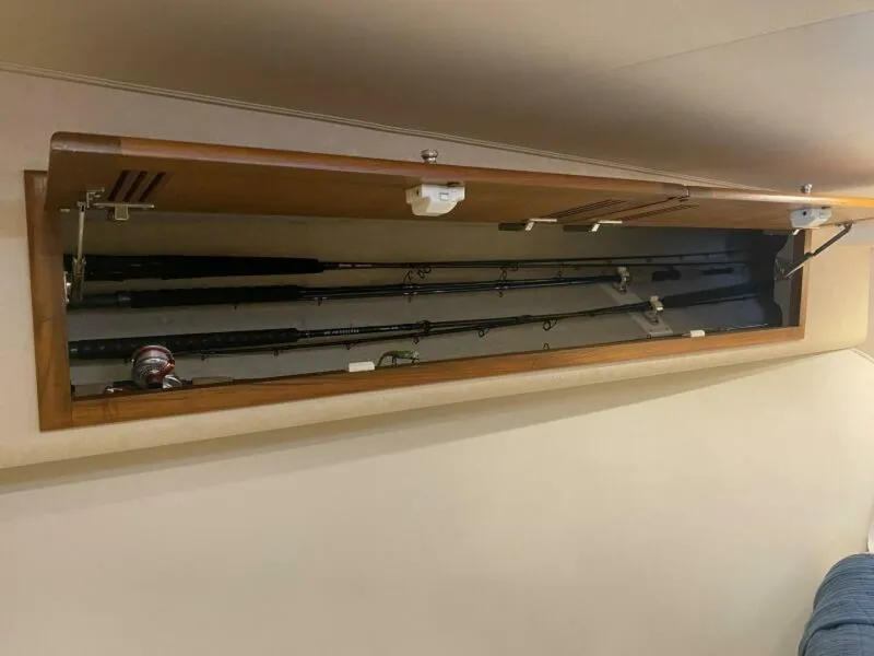 Slide: The Image of 2006 Cabo 40 Express - BUZZ CATCHER Rod Storage - 5983993