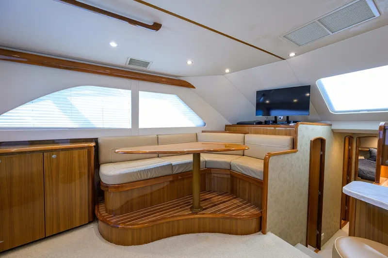 Slide: The Image of Viking 42 - Bella Vita - Dinette 2015 Viking 42 Convertible - Bella Vita - 7011722