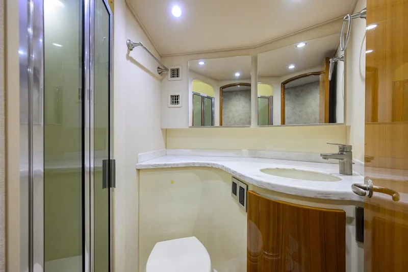 Slide: The Image of Viking 42 - Bella Vita - Head 2015 Viking 42 Convertible - Bella Vita - 6011609