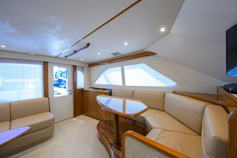 Slide: The Image of Viking 42 - Bella Vita - Dinette 2015 Viking 42 Convertible - Bella Vita - 6011548