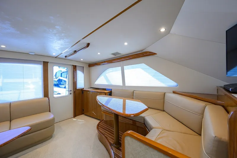 Slide: The Image of Viking 42 - Bella Vita - Dinette 2015 Viking 42 Convertible - Bella Vita - 7011723