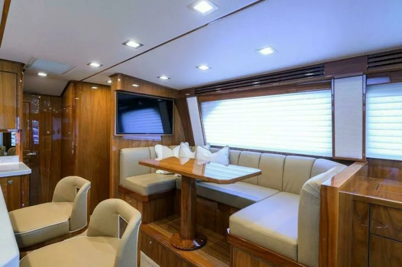 Slide: The Image of Viking 72 Knot Again - Dinette 2020 Viking 72 Convertible KNOT AGAIN - 7674727