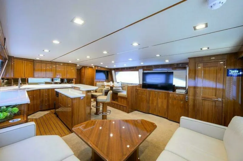 Slide: The Image of Viking 72 Knot Again - Dinette 2020 Viking 72 Convertible KNOT AGAIN - 7674726