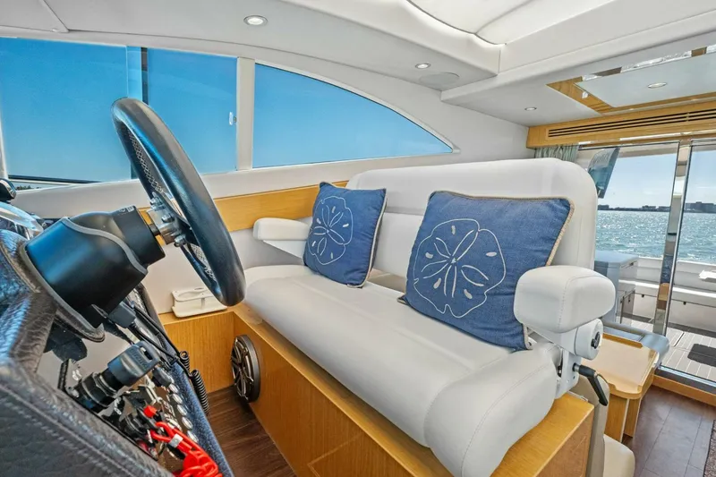 Slide: The Image of 2018 Outboard Express Catamaran 47 "Venture" - Helm - 5995851