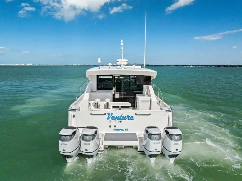 Slide: The Image of 2018 Outboard Express Catamaran 47 - 5995918