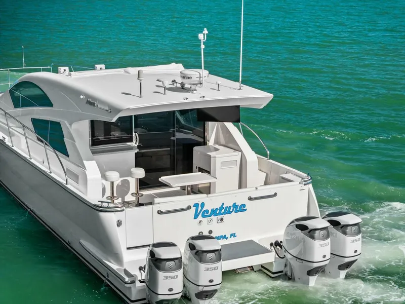 Slide: The Image of 2018 Outboard Express Catamaran 47 - 5995919