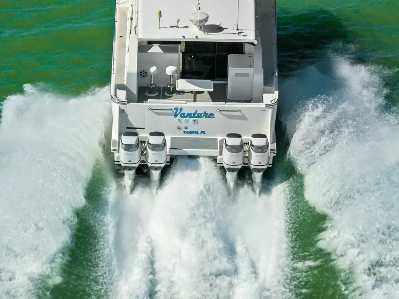 Slide: The Image of 2018 Outboard Express Catamaran 47 - 5995928