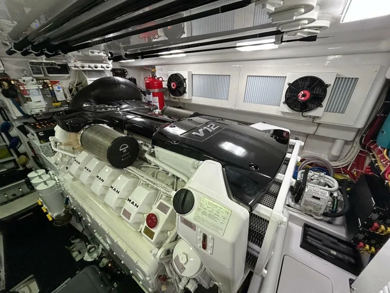 Slide: The Image of Viking 54 - REVELRY - Engine Room 2023 Viking 54 Open - REVELRY - 7677557