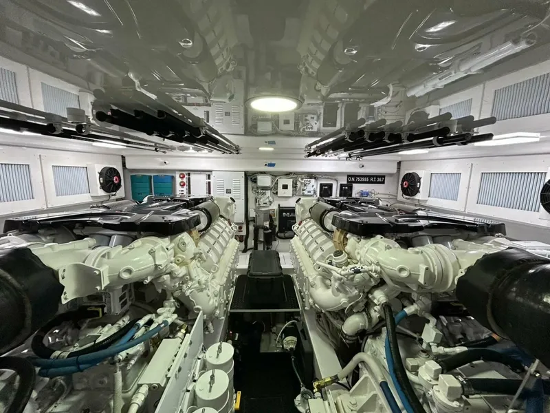Slide: The Image of Viking 54 - REVELRY - Engine Room 2023 Viking 54 Open - REVELRY - 7677553