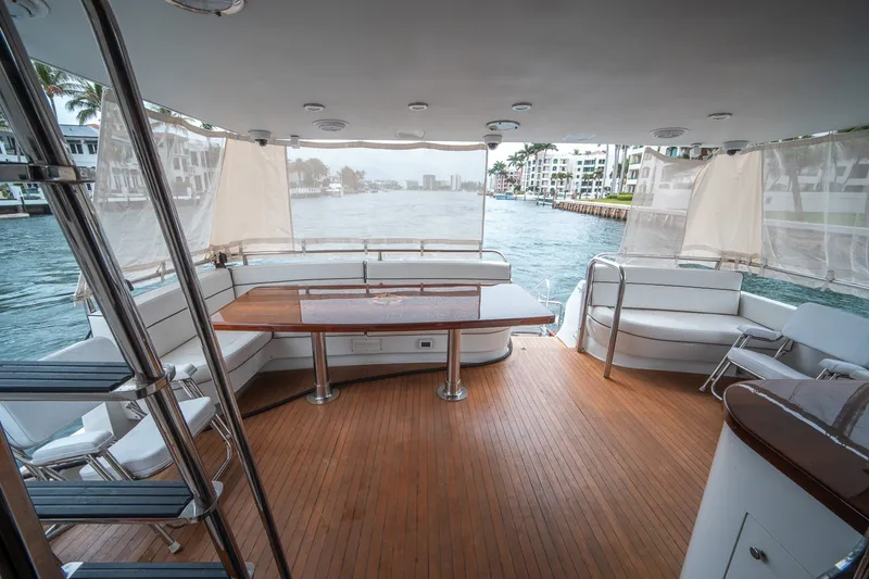 Slide: The Image of Lazzara 76 - Dare to Dream - Cockpit 2000 / 2014 76’ Lazzara Skybridge - Dare to Dream - 5999502