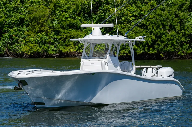 Slide: The Image of Yellowfin 34 - Exterior Profile 2023 Yellowfin 34 Offshore - 7680830