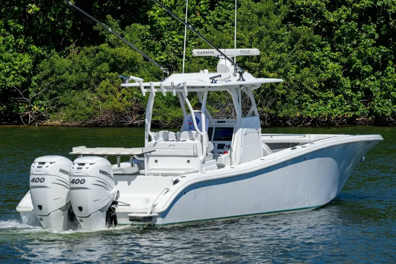 Slide: The Image of Yellowfin 34 - Exterior Profile 2023 Yellowfin 34 Offshore - 7680834