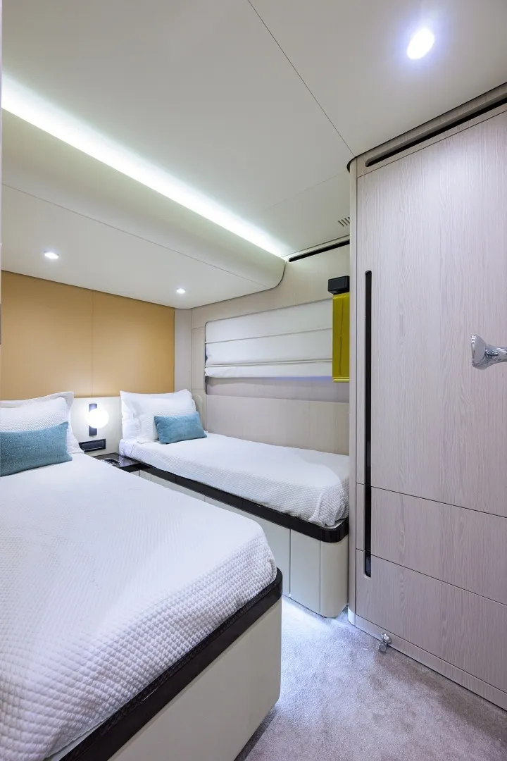 Slide: The Image of Azimut 78 - DT78 - Guest Stateroom 2024 Azimut 78 Fly - DT78 - 7674003