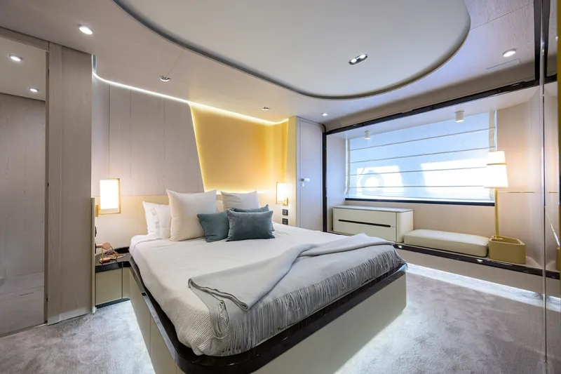 Slide: The Image of Azimut 78 - DT78 - Master Stateroom 2024 Azimut 78 Fly - DT78 - 7673993