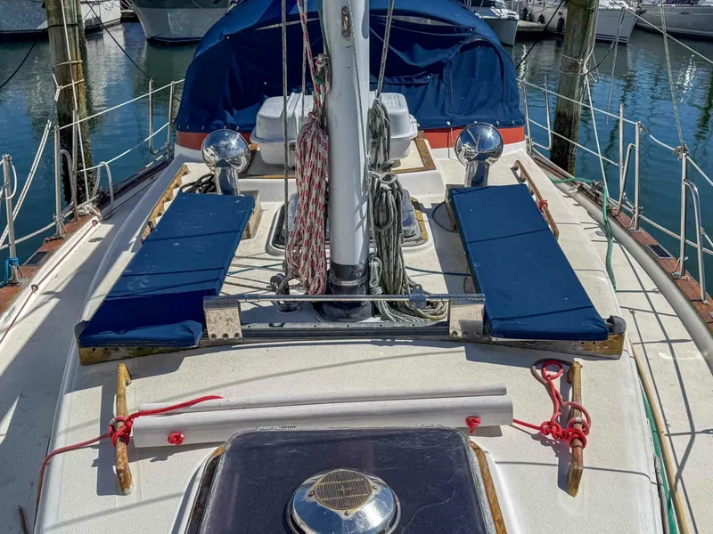 Slide: The Image of Deck aft solar panels covered  - 6004591