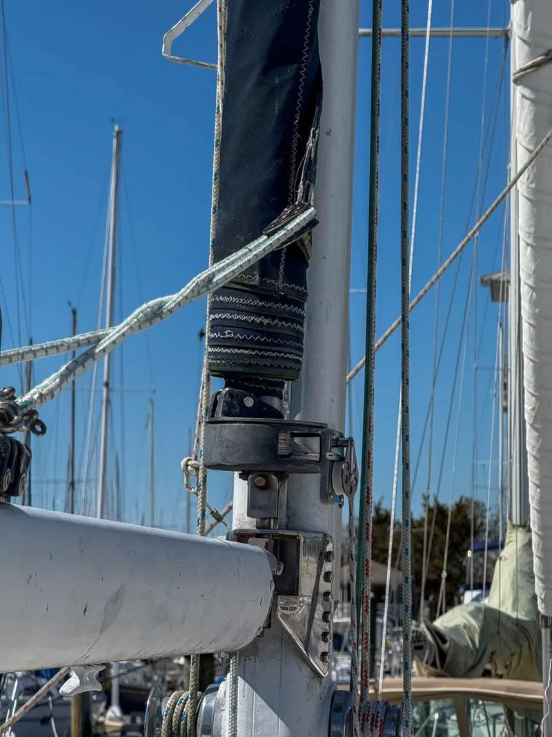 Slide: The Image of Close up roller-furling main - 6004599