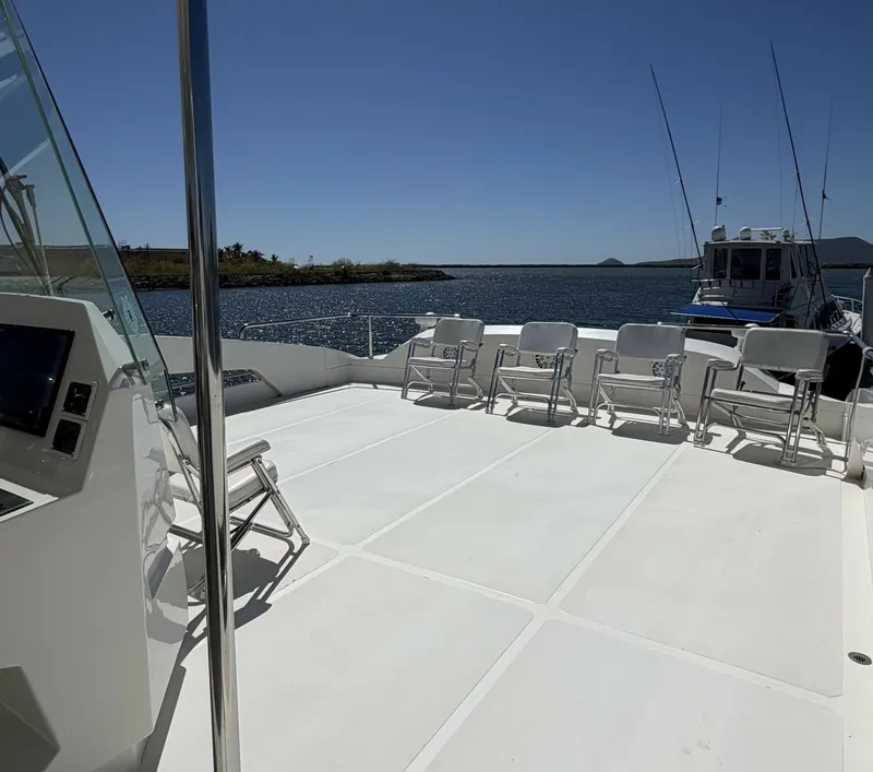 Slide: The Image of Flybridge Forward Deck 1 2018 54' Overblue Power Catamaran For Sale - 6002966