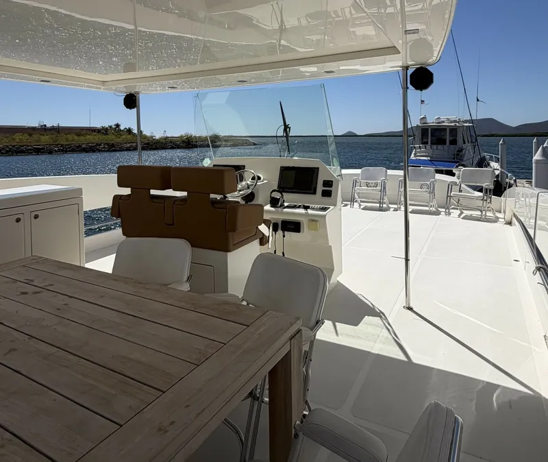 Slide: The Image of Flybridge Starboard Side 2018 54' Overblue Power Catamaran For Sale - 6002972