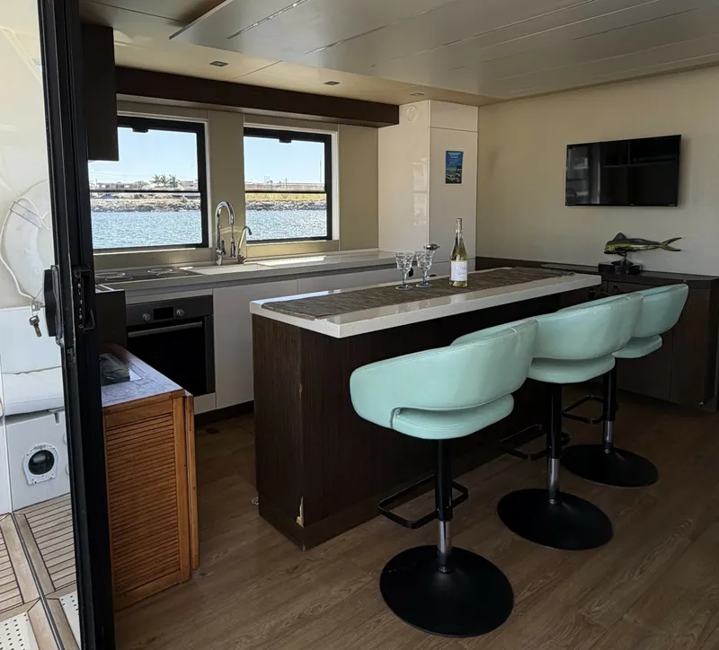 Slide: The Image of Bar 2018 54' Overblue Power Catamaran For Sale - 6002990