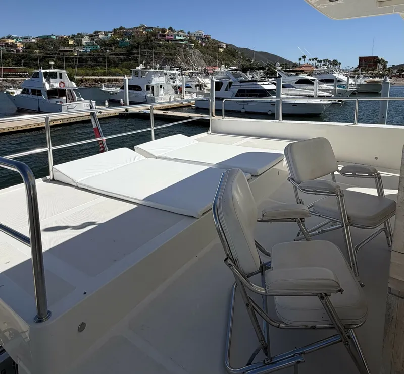 Slide: The Image of Flybridge Sun Lounge 2018 54' Overblue Power Catamaran For Sale - 6002975