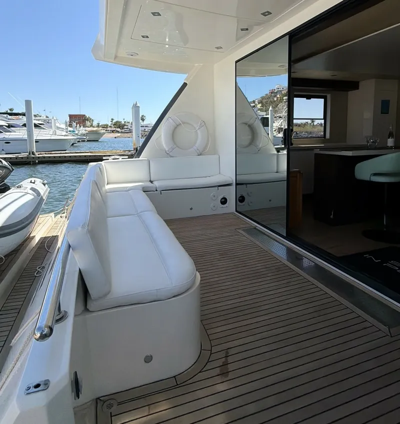 Slide: The Image of Cockpit Seating 2 2018 54' Overblue Power Catamaran For Sale - 6002991