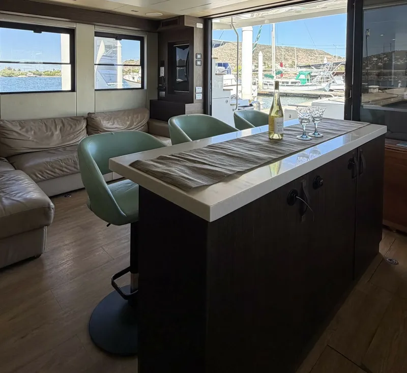 Slide: The Image of Bar 2018 54' Overblue Power Catamaran For Sale - 6002997