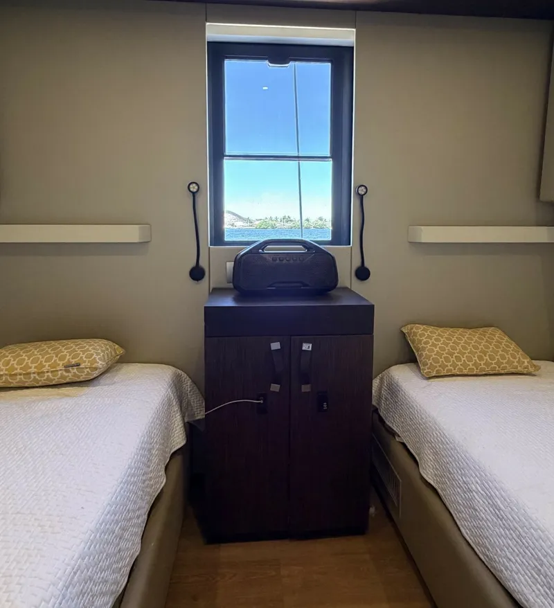 Slide: The Image of Guest Stateroom Twin 2018 54' Overblue Power Catamaran For Sale - 6003005