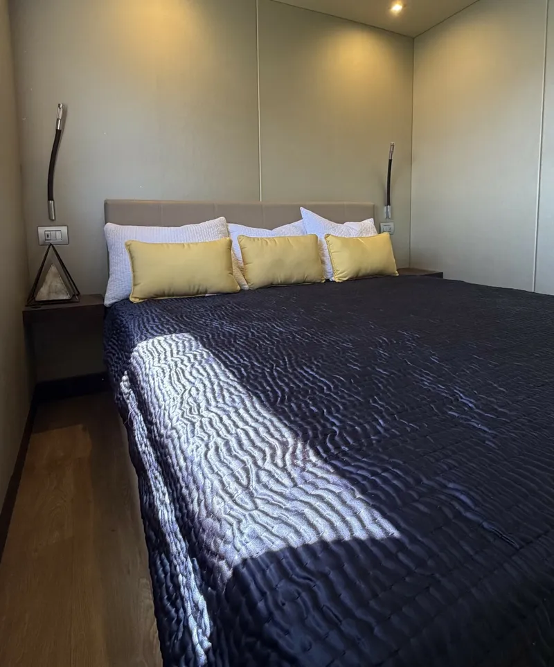 Slide: The Image of Guest Stateroom - Queen 2 2018 54' Overblue Power Catamaran For Sale - 6003008