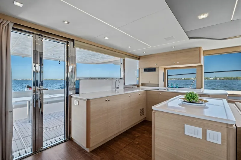 Slide: The Image of 2022 54 Aquila Powercat 'Remarkable I' Salon / Galley - 6005017