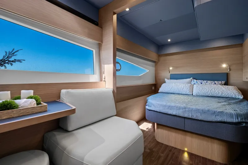 Slide: The Image of 2022 54 Aquila Powercat 'Remarkable I' Guest Stateroom - 6005035