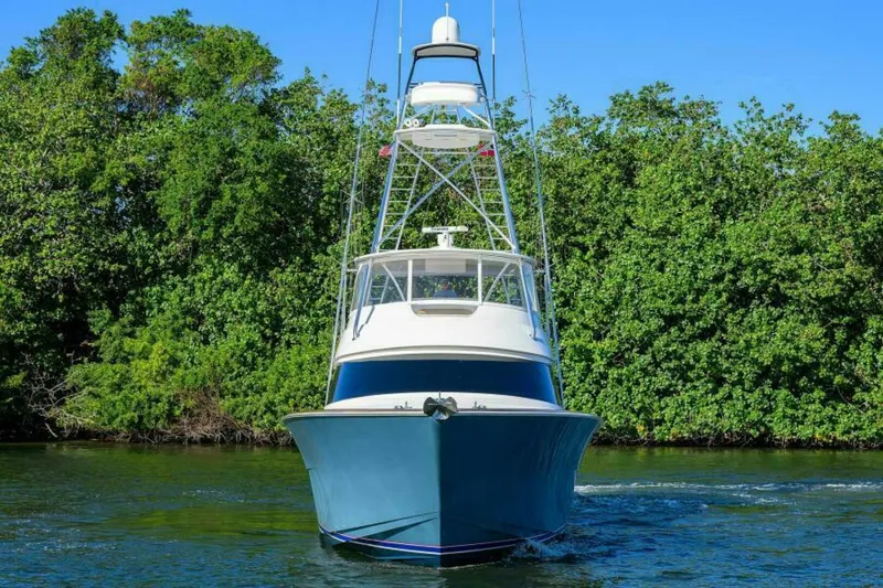 Slide: The Image of Viking 72 TAMI ANN - Bow Profile 2021 Viking 72 Convertible TAMI ANN - 6005343