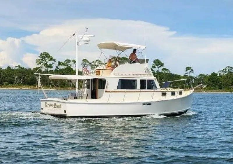 The Image of 1989 Duffy 35 Flybridge -  Profile under way - 6005840
