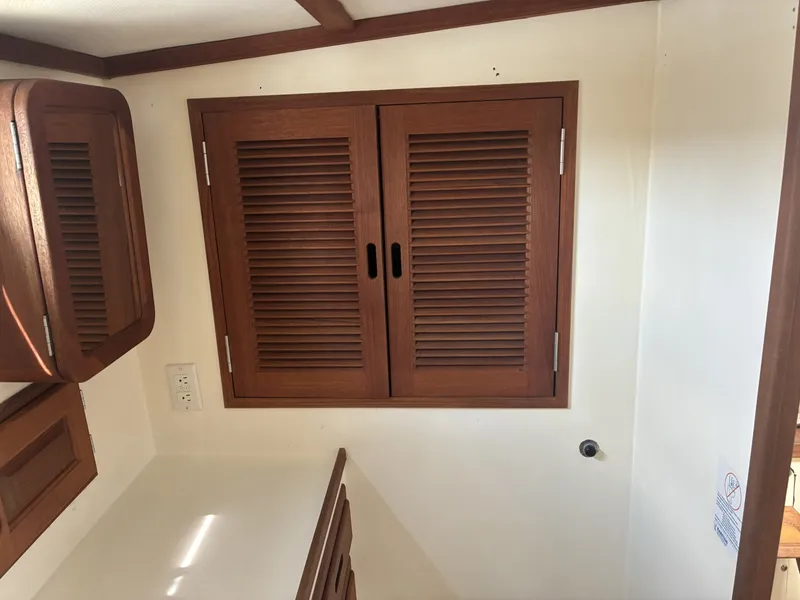 Slide: The Image of 1989 Duffy 35 Flybridge - Helm Wiring Access - 6009573