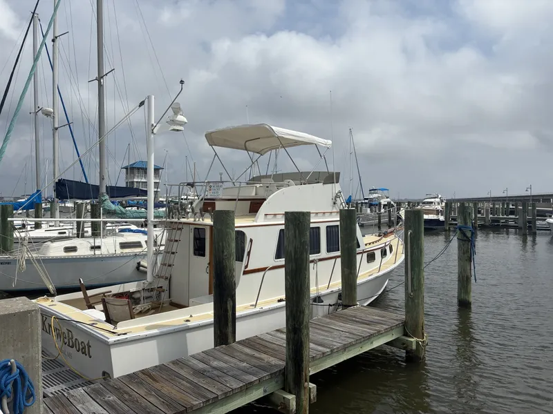 Slide: The Image of 1989 Duffy 35 Flybridge - Starboard profile - 6009674