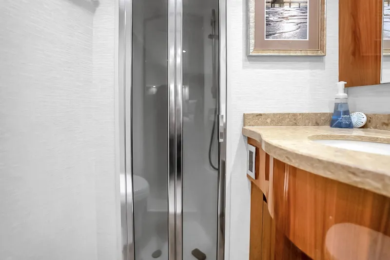 Slide: The Image of 2021 Viking 48 Convertible- MISS TAMMY- Master Stateroom Head - 6011232