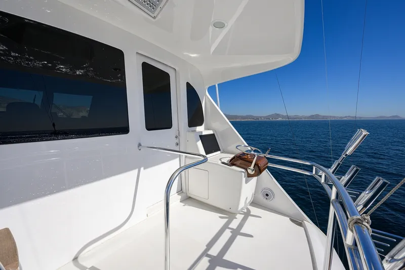 Slide: The Image of Viking 80 MERCEDES - Enclosed Flybridge Aft Deck 2023 Viking 80 Convertible MERCEDES - 7658257