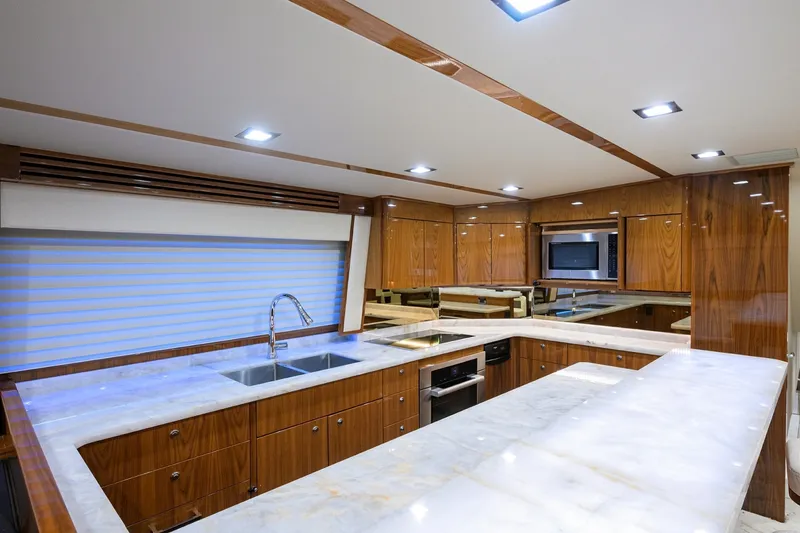 Slide: The Image of Viking 80 MERCEDES - Galley 2023 Viking 80 Convertible MERCEDES - 7658230