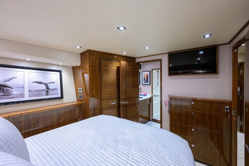 Slide: The Image of Viking 80 MERCEDES - Port Guest Stateroom 2023 Viking 80 Convertible MERCEDES - 6008702
