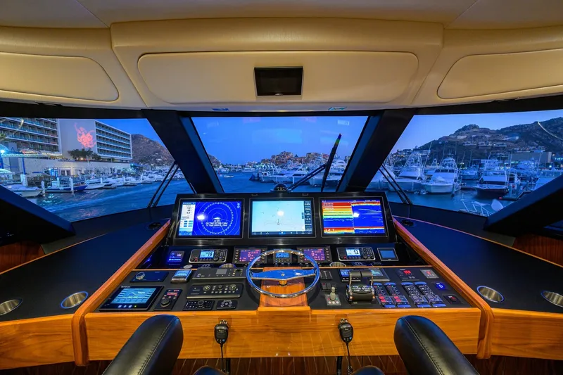 Slide: The Image of Viking 80 MERCEDES - Enclosed Flybridge 2023 Viking 80 Convertible MERCEDES - 6008710