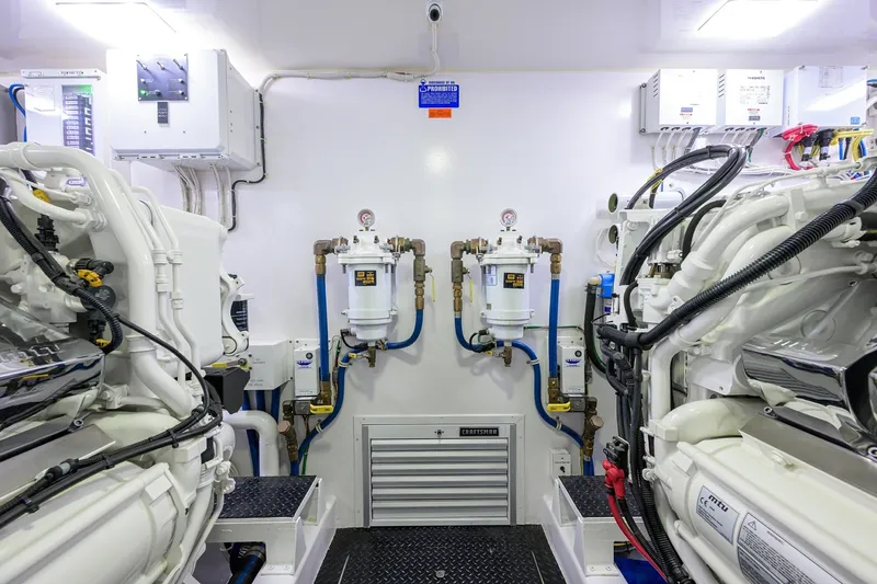 Slide: The Image of Viking 80 MERCEDES - Engine Room 2023 Viking 80 Convertible MERCEDES - 7658270
