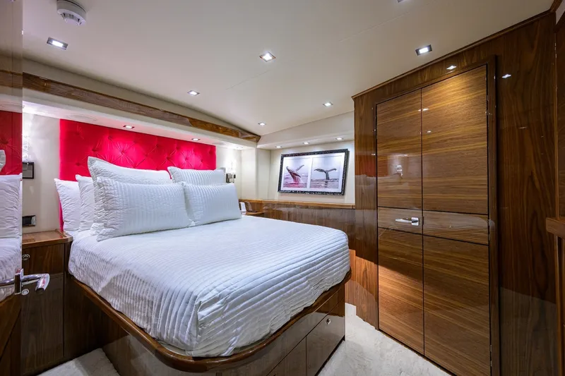 Slide: The Image of Viking 80 MERCEDES - Port Guest Stateroom 2023 Viking 80 Convertible MERCEDES - 7658250