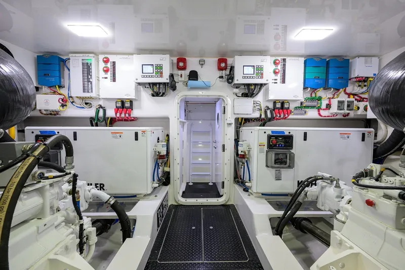 Slide: The Image of Viking 80 MERCEDES - Engine Room 2023 Viking 80 Convertible MERCEDES - 7658272