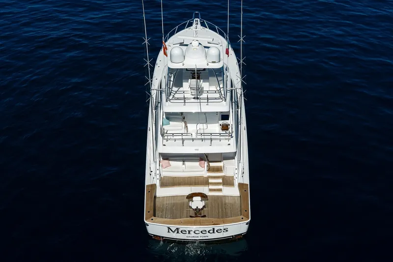 Slide: The Image of Viking 80 MERCEDES - Aerial Profile 2023 Viking 80 Convertible MERCEDES - 7658276